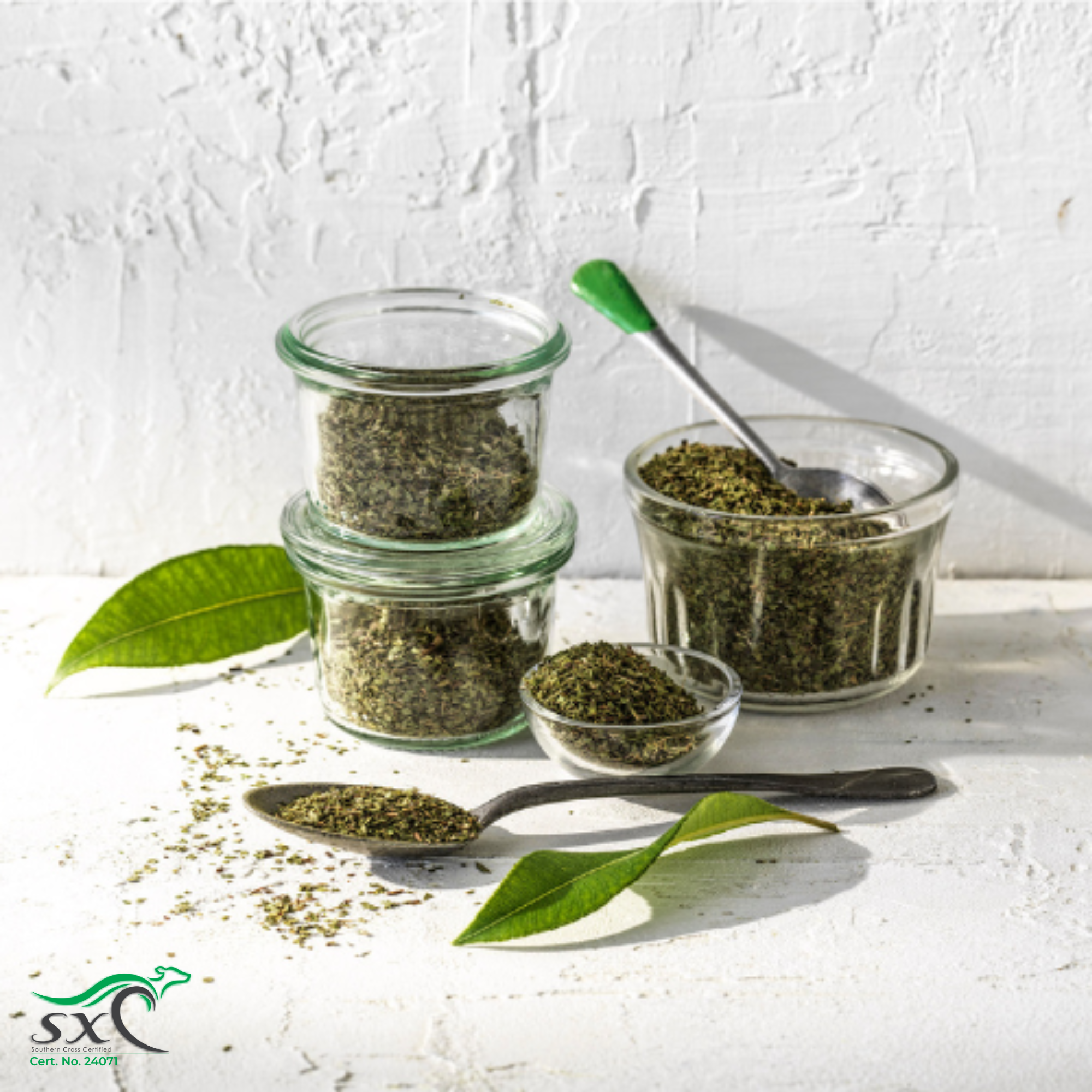 Medium Cut - Organic Lemon Myrtle Dried Leaf