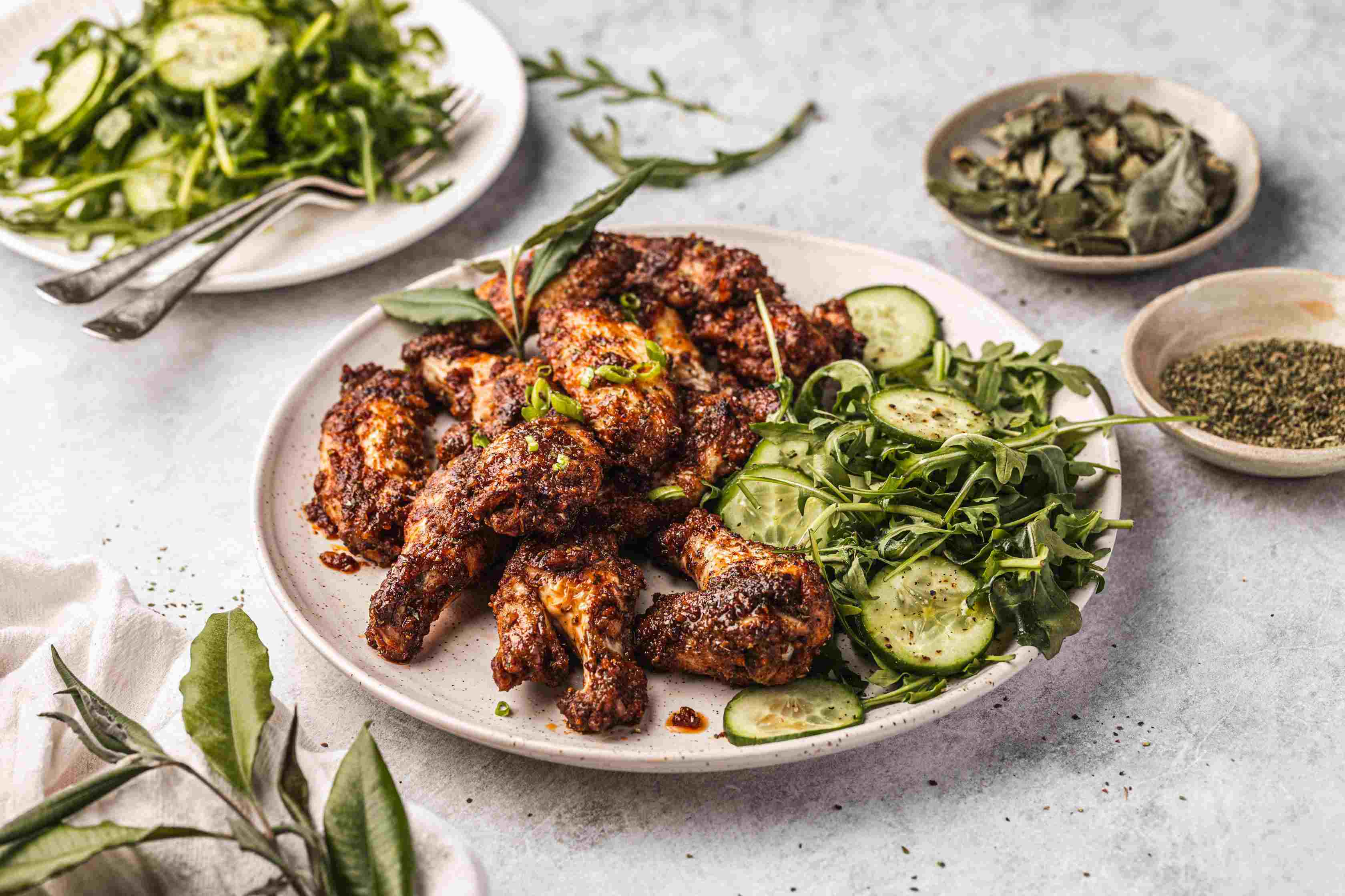 Spicy Lemon Myrtle Chicken Wings